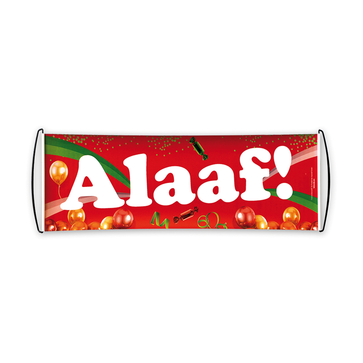 Jecke Banner 'Alaaf/Kamelle'