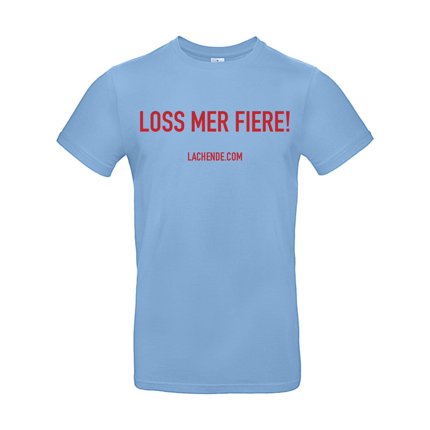 Kölsche Sproch T-Shirt Herren 'Loss mer Fiere'