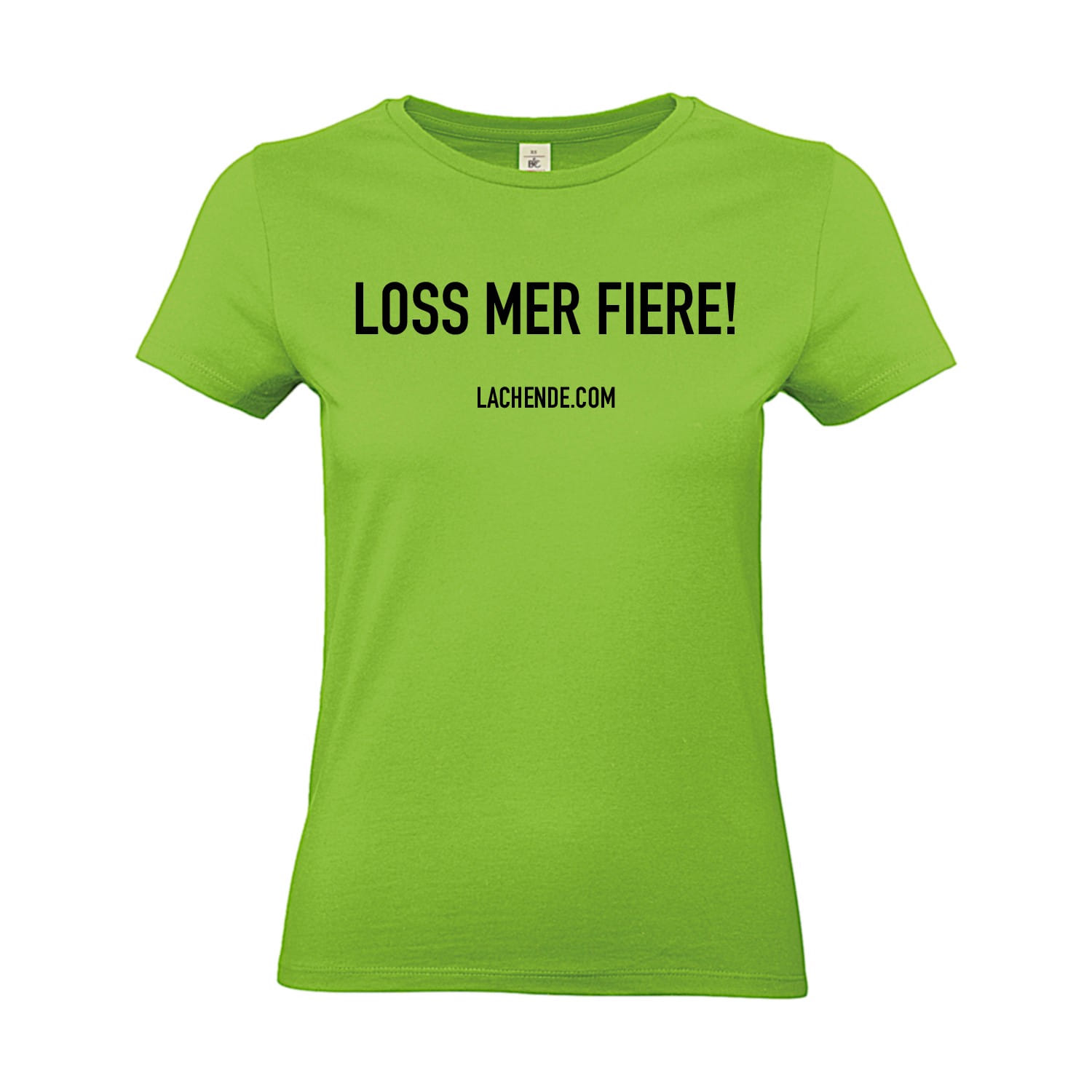 Kölsche Sproch T-Shirt Damen 'Loss mer Fiere'