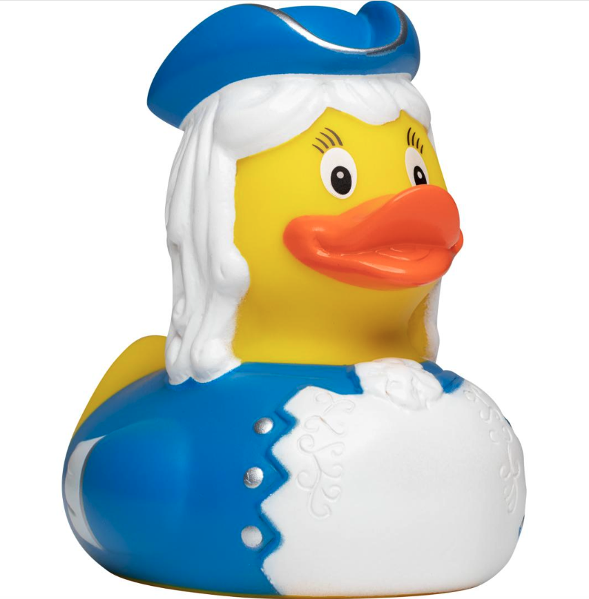 Badeente Funkemariechen - blau